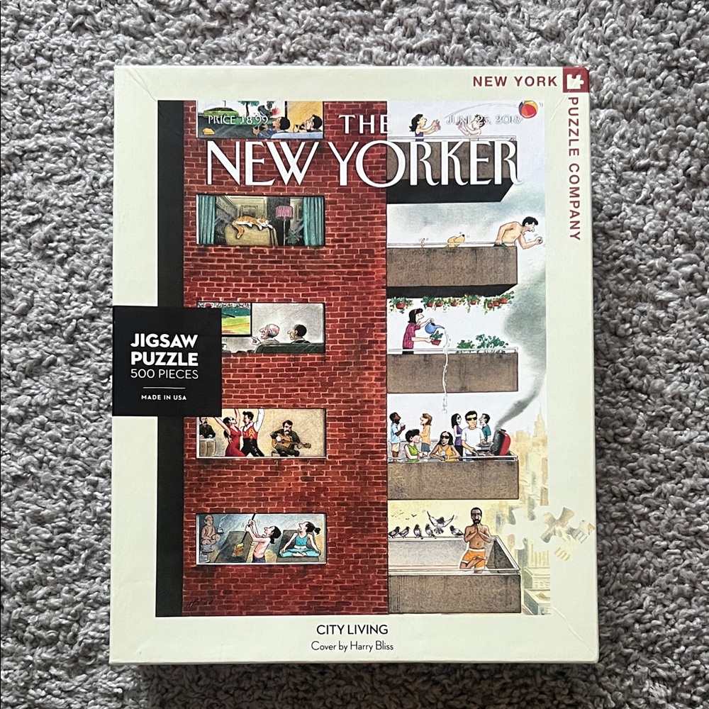 The New Yorker "City Living" 500-Piece Jigsaw Puzzle by NYPC